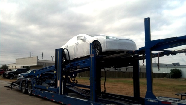 New world auto transport Tesla