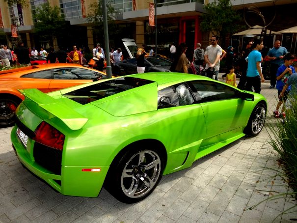 Above: A wide array of Lamborghini years and models were present at the festival