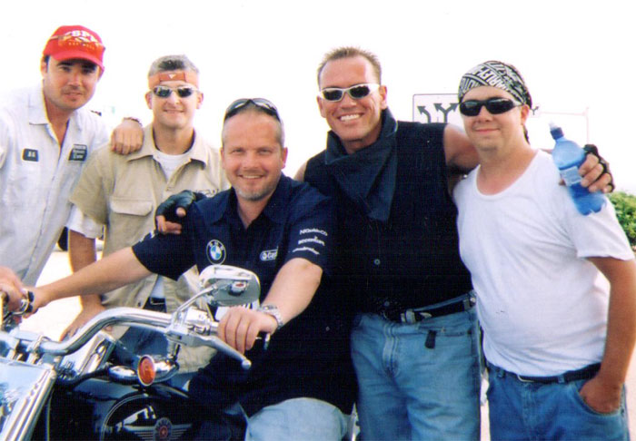 Steve and Friends at the first Bike Rally